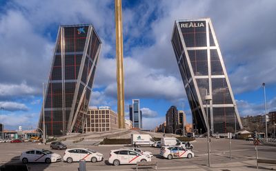 Puerta de Europa, Madrid.