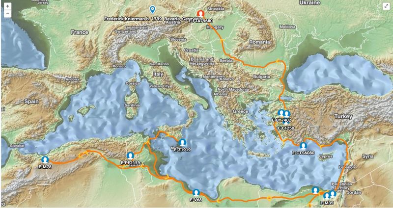 Knierman BigY GlobeTrekker Map Aug 2023