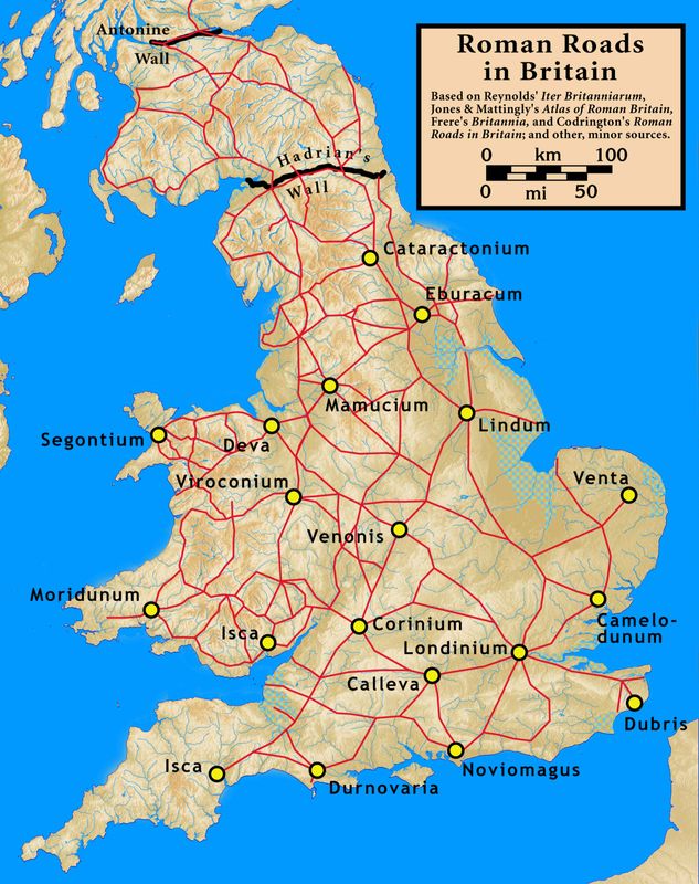 Roman Roads in Britannia