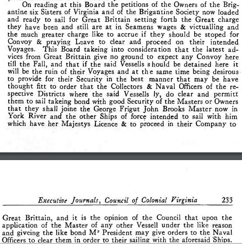 Norsworthy Jenkins Lear King Boyle and Conner owners 1709 Brigatine Society clear to sail