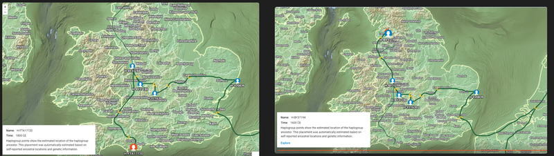 Boyt BigY Map H-BY37194 & H-FTA17720 Nansemond & Dorset  