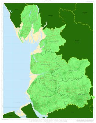 Lancashire hundreds map