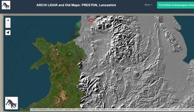 Preston Docks LiDAR Map