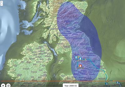 Roberson BigY GlobeTrekker Map Dec 11 2023 I FT223253 area of migration