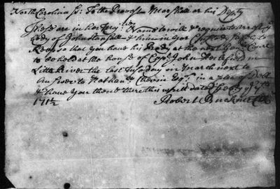John Stansell 1711-1712