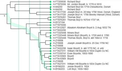 Boyt-Boyette DNA Surname Group 2