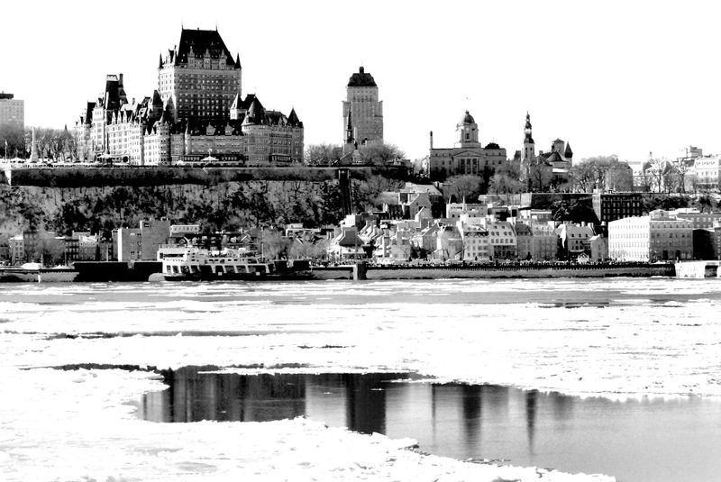 Québec, vision en noir et blanc