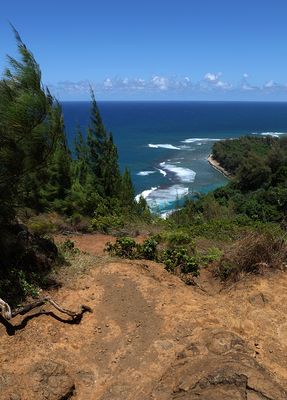 View from Napali Coast trail