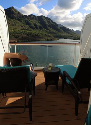 Relaxing in the Port of Nawiliwili, Kauai