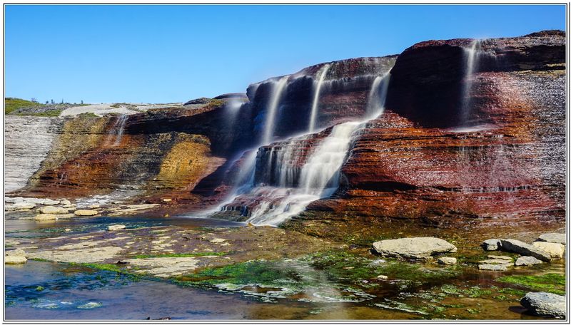 Sentier Cape Ferr, chute ruisseau rouge 02