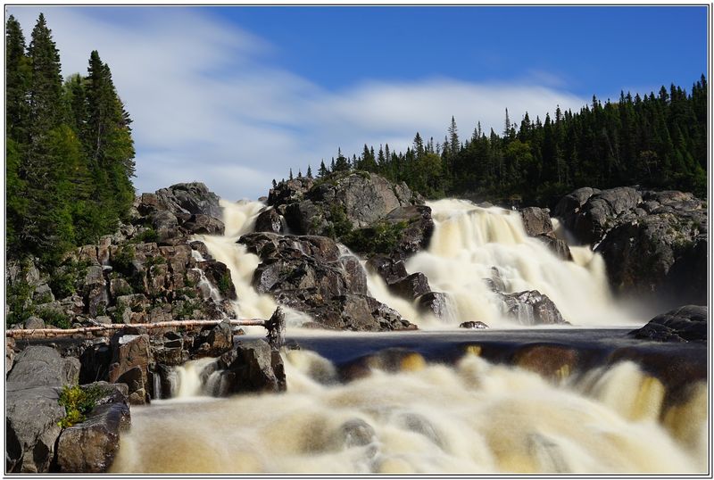Chute du Grand Sault de la rivire au Tonnerre & Sheldrake