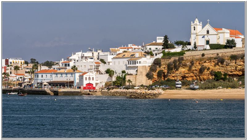 Ville de Ferragudo, prs de Portimo
