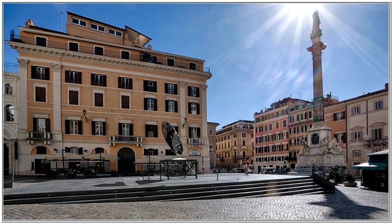 Sky Mirror, Anish Kapoor, Piazza di Spagna 01