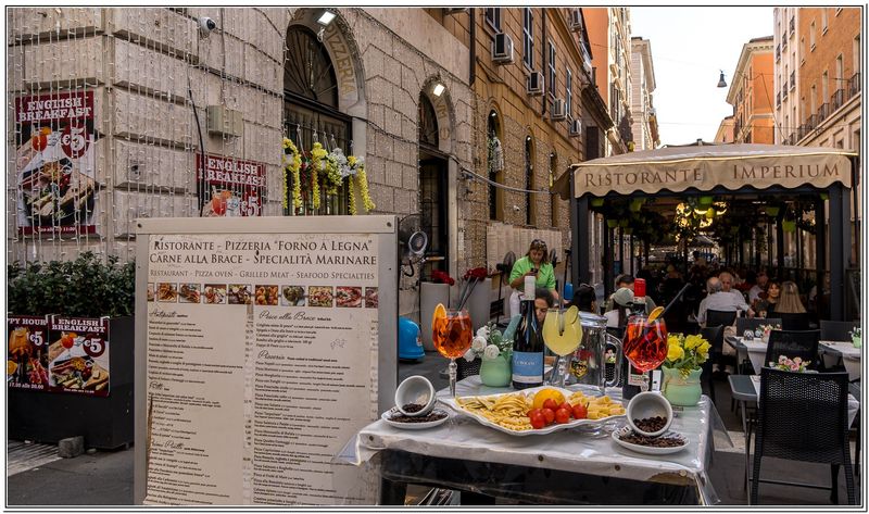 Restaurant typique  Rome 01