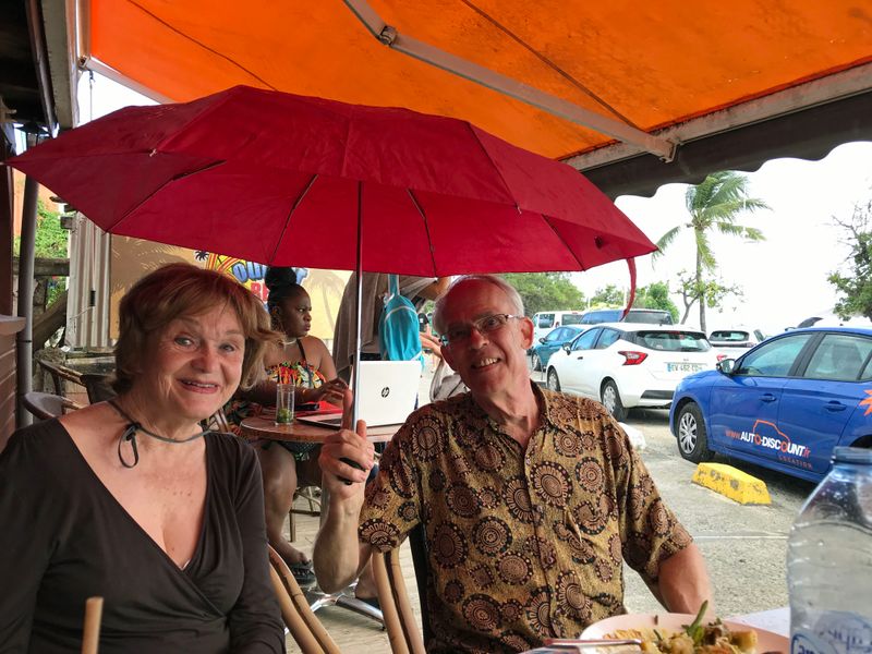 110 Had to Get Used to Eating with the Umbrella Open.jpg