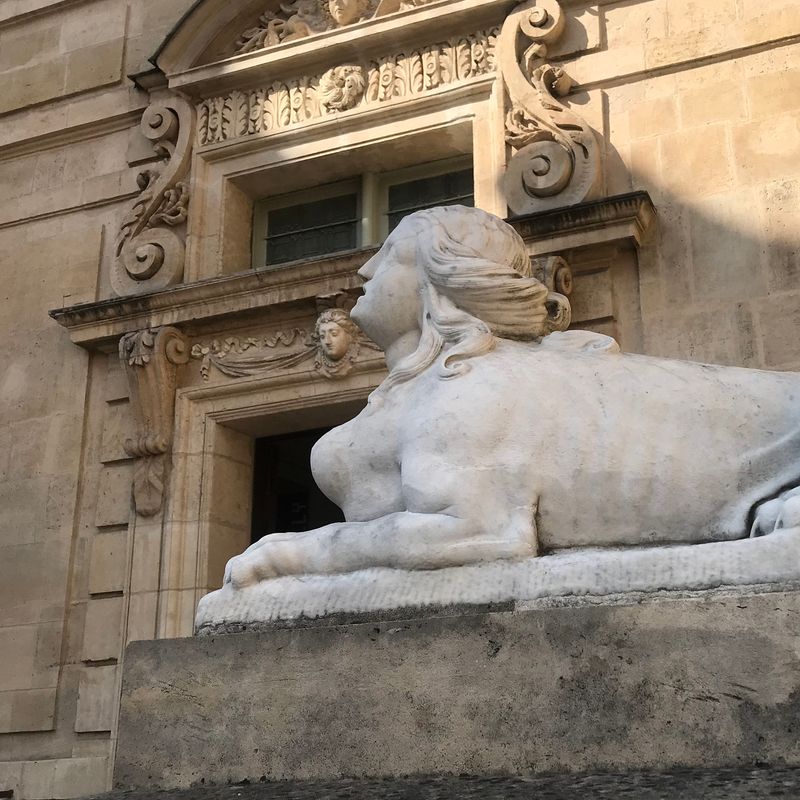 023 The French Version of a Sphinx at Place de Voges.jpg