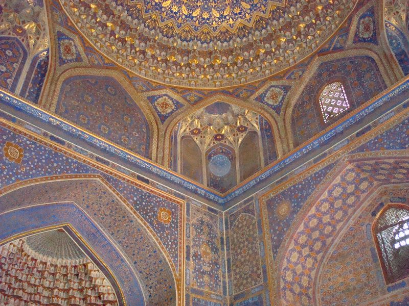 55 Registan ceiling in all its glory sm 11 09 07 106.jpg