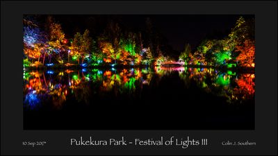 Pukekura Park - Festival of Lights III