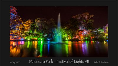 Pukekura Park - Festival of Lights VII