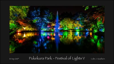 Pukekura Park - Festival of Lights V