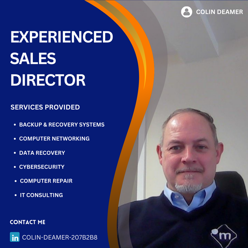 Colin William Deamer: Experienced Sales Director