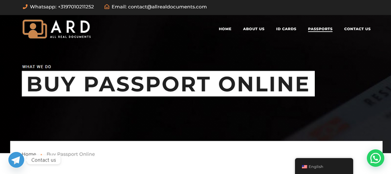 Buy Registered Passport