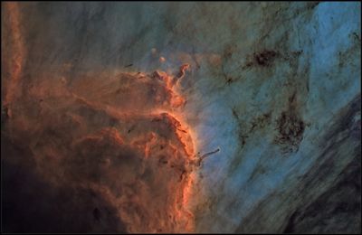 pelican nebula Hubble color