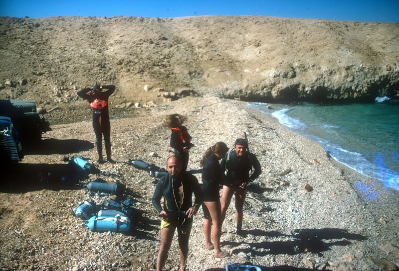 Diving with the pioneers, Yatza and Micha Peri