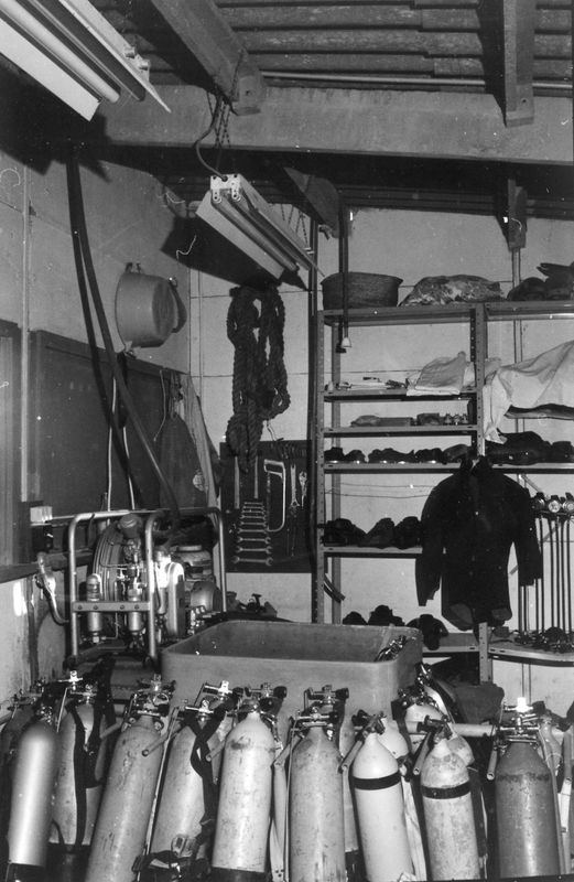 First Sinai diving base in Neweiba oasis 1972