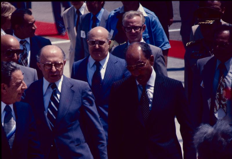 1981 Begin and Sadat Summit in Sharm 