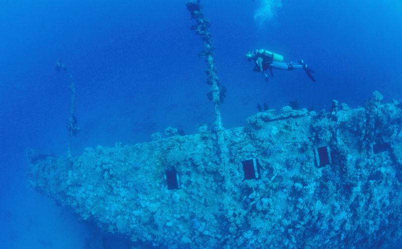 Carnatic wreck Abu Nuhas 1981 