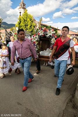 The beginning of the procession