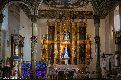 The church in Santa Maria Huiramangaro