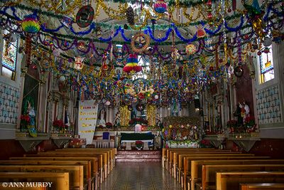 The church in Ihuatzio