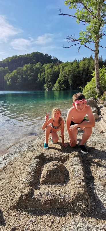 Baignade lac de Alpsee