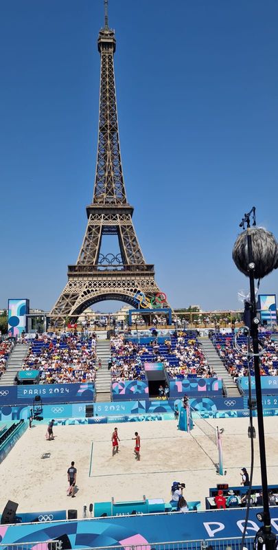 JO - Beach Volley - Tour Eiffel - Le IN