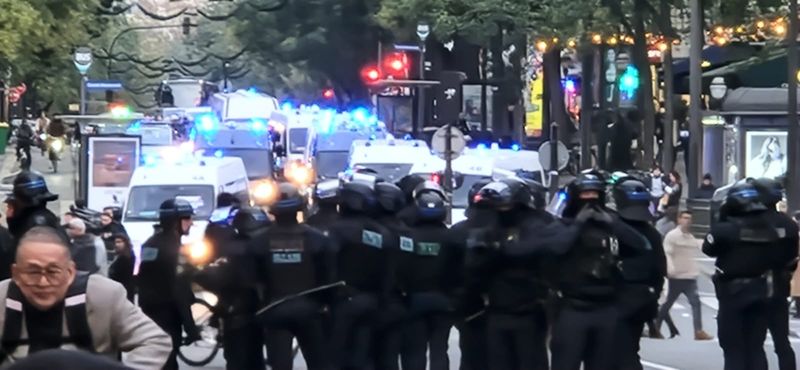 Manifestation anniversaire gilets jaune 2024