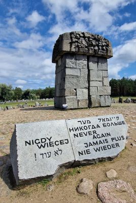 Vestige du camp de concentration de Treblinka