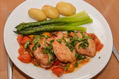 Chicken with Tomato Sauce