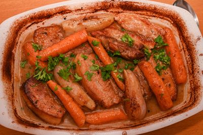Braised Pork and Carrots