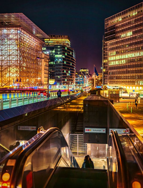 EU at night