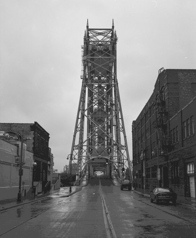 Entrance to the Duluth Lift Bridge