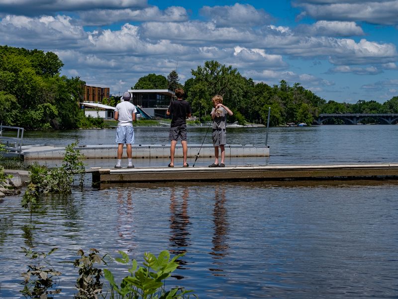 Fishing Off The Dock 