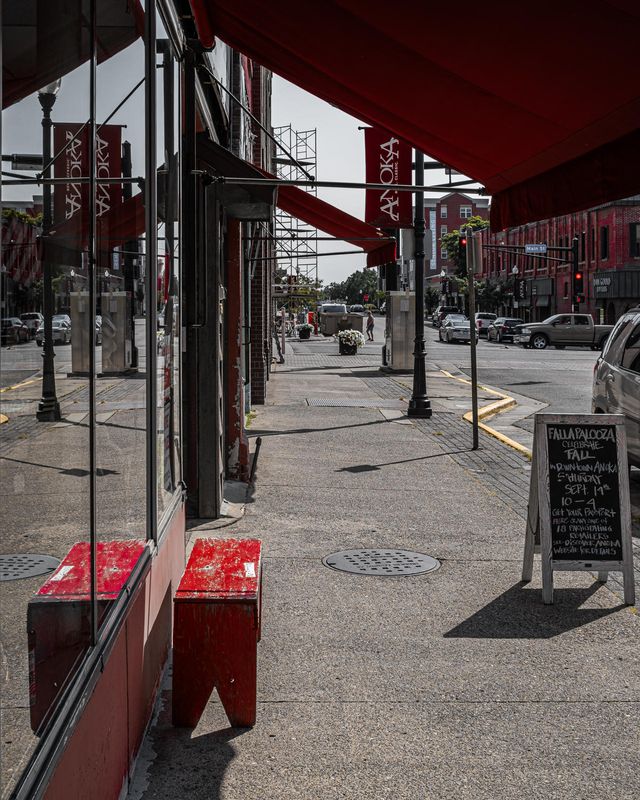 The Sidewalk Bench