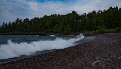 Wave Action Near Two Harbors