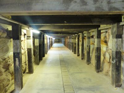 Dog-Leg Tunnel beneath Cockatoo Island
