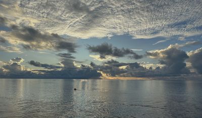 Sunset, Helen Reef, Micronesia