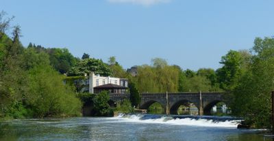 Avon River, Batheaston Toll Bridge, Bath, England