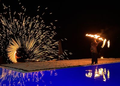 Breaka's Beach Resort, Port Vila, Vanuatu, Fire Show