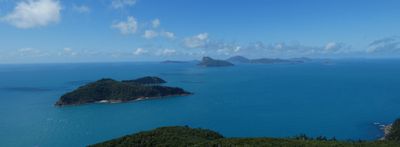 Perservance Island, Pentecost Island, Lindeman Island from Passage Peak, Hamilton Island